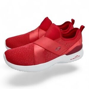 Skechers Womens Slip On Shoes Skech-Air Rich Glow Red 9.5